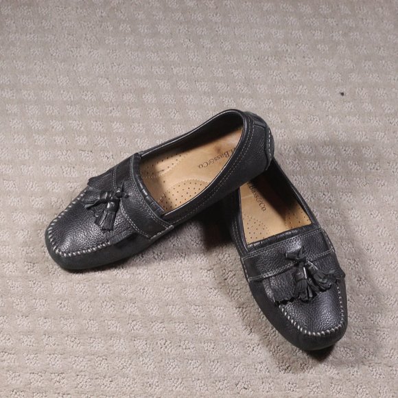G.H. Bass Size 7.5M Black Men's Driving Loafers - Picture 1 of 6